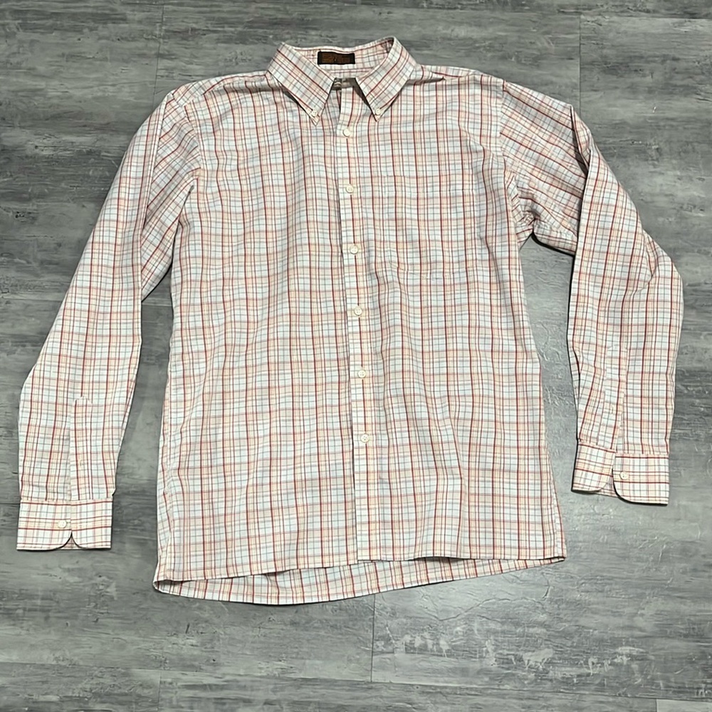 Yves Saint Laurent Plaid Men's Shirt Size Large